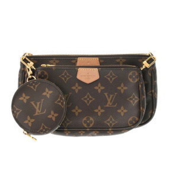 Louis Vuitton Multi Pochette Accessoires Rose Pink Claire Shoulder Bag - Picture 1 of 9